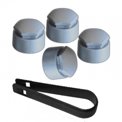 Boulon Antivol de roue EDV Factory ASSISE PLATE VIS Filetage M12x125 .Dispo  chez boulonderoue,com