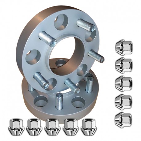 ELARGISSEUR DE VOIE PORSCHE 924 Entraxe 5x130 30mm par cale Système à Double boulonnerie