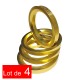 Lot de 4 bagues de centrage de roue: 57.1mm x 60.1mm