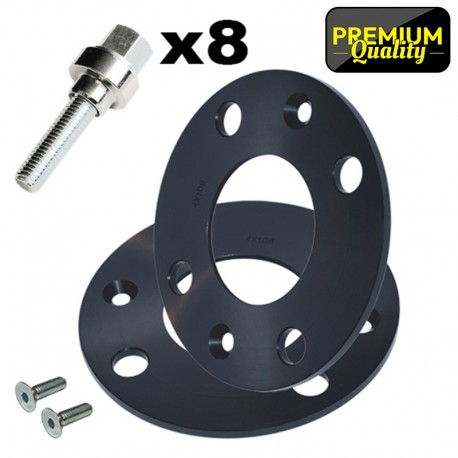 ELARGISSEUR DE VOIE avec visserie rondelle amovible CITROEN BERLINGO Jante 4 Fixations PCD 4x108 Ø 65.1mm 05mm par cale