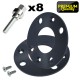 ELARGISSEUR DE VOIE avec visserie rondelle amovible CITROEN XSARA PCD 4x108 Ø 65.1mm 05mm par cale