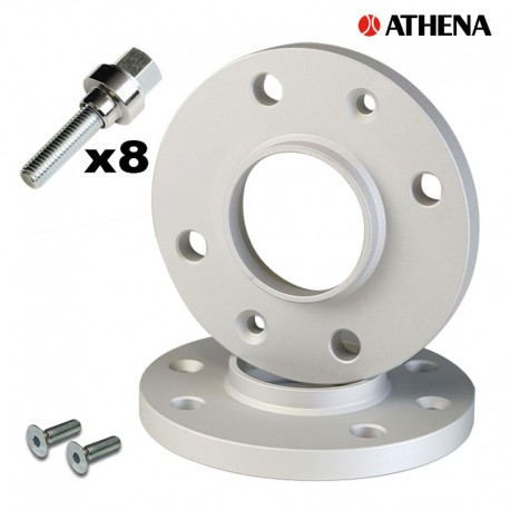 ELARGISSEUR DE VOIE avec boulonnerie et rondelle amovible DS 3 AVEC visserie PCD 4x108 Ø 65.1mm 12mm