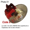 ELARGISSEUR DE VOIE INFINITI Q30 type H15 PCD 5x112 Ø 66.6mm 13mm