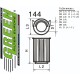 FILTRE À AIR POUR VOLKSWAGEN PASSAT CC (358) 1,6L 16V (102 cv) à partir de 2008