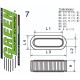 FILTRE À AIR POUR HYUNDAI SATELLITE 2,5L TD (100 cv) à partir de 1998
