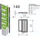 FILTRE À AIR POUR IVECO DAILY IV/ECODAILY (06-11) 65C 14 (3,0L HPI EEV) (140 cv) de septembre 2009 à aout 2011