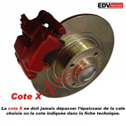 ELARGISSEUR DE VOIE INFINITI Q30 type H15 PCD 5x112 Ø 66.6mm 13mm