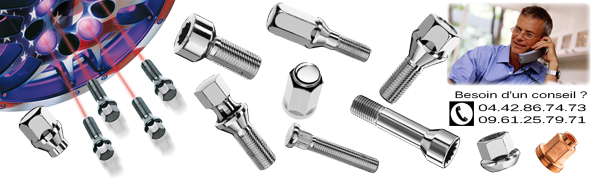 Boulon et visserie de roue